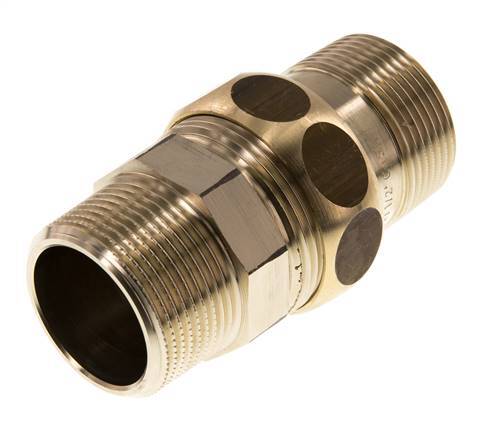 Union Connecteur droit R1 1/4'' Laiton Joint plat Centellen 16bar (224.8psi)