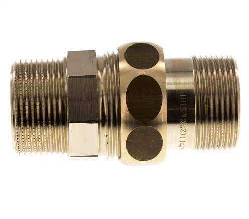 Union Connecteur droit R1 1/4'' Laiton Joint plat Centellen 16bar (224.8psi)