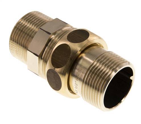 Union Connecteur droit R1 1/4'' Laiton Joint plat Centellen 16bar (224.8psi)