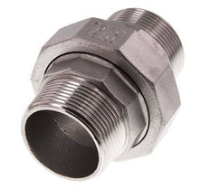 Raccord union droit R1 1/2'' Acier inoxydable Joint plat PTFE 16bar (224.8psi)