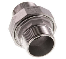 Raccord union droit R1 1/2'' Acier inoxydable Joint plat PTFE 16bar (224.8psi)