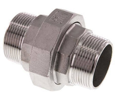 Raccord union droit R1 1/2'' Acier inoxydable Joint plat PTFE 16bar (224.8psi)