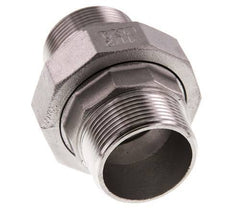 Raccord union droit R1 1/2'' Acier inoxydable Joint plat PTFE 16bar (224.8psi)