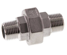 Union Connecteur droit R1/2'' Acier inoxydable Joint plat PTFE 16bar (224.8psi)