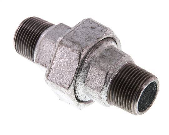 Union Straight Connector R3/4'' Cast Iron Flat Seal 25bar (351.25psi)