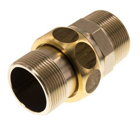 Raccord union droit R1 1/2'' Laiton Joint plat Centellen 16bar (224.8psi)