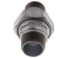 Raccord union droit R1 1/4'' joint plat en fonte 25bar (351.25psi)