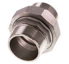 Union Connecteur droit R2'' Acier inoxydable Joint plat PTFE 16bar (224.8psi)