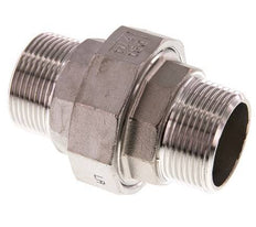 Raccord union droit R1 1/4'' Acier inoxydable Joint plat PTFE 16bar (224.8psi)