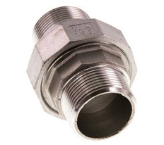 Raccord union droit R1 1/4'' Acier inoxydable Joint plat PTFE 16bar (224.8psi)