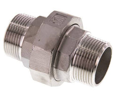Raccord union droit R1 1/4'' Acier inoxydable Joint plat PTFE 16bar (224.8psi)
