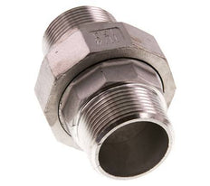 Raccord union droit R1 1/4'' Acier inoxydable Joint plat PTFE 16bar (224.8psi)