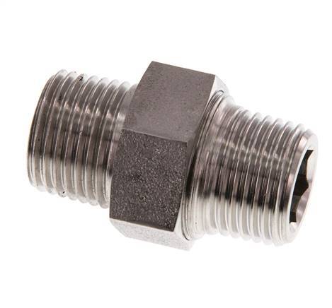 Double Nipple R1/2'' Separable Stainless Steel Conical Seal 40bar (562.0psi)