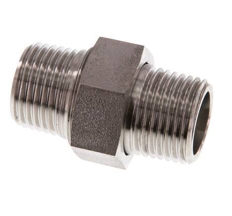 Double embout R1/2'' séparable en acier inoxydable Joint conique 40bar (562.0psi)