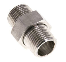 Mamelon double R1/2'' séparable Acier inoxydable Joint plat PTFE 40bar (562.0psi)