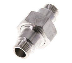 Mamelon double R3/8'' séparable en acier inoxydable joint plat PTFE 40bar (562.0psi)