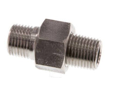 Double Nipple R1/8'' Separable Stainless Steel Conical Seal 40bar (562.0psi)