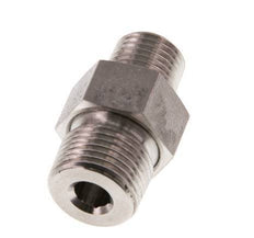 Double embout R1/4'' x R3/8'' séparable en acier inoxydable Joint conique 40bar (562.0psi)
