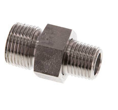 Double embout R1/4'' x R3/8'' séparable en acier inoxydable Joint conique 40bar (562.0psi)