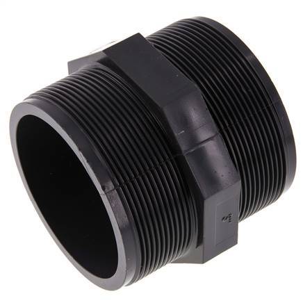 Mamelon double réducteur G3'' PVC-U 16bar (224.8psi) EN 1452-3