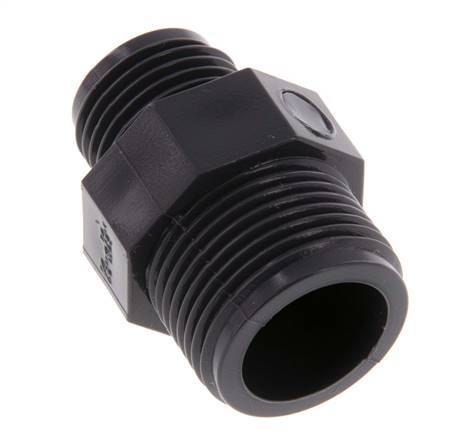 Reducing Double Nipple G1/2'' x G3/4'' PVC-U 16bar (224.8psi) EN 1452-3 [2 Pieces]