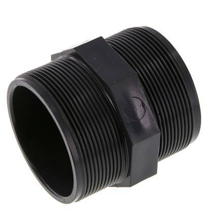 Mamelon double réducteur G2 1/2'' PVC-U 16bar (224.8psi) EN 1452-3