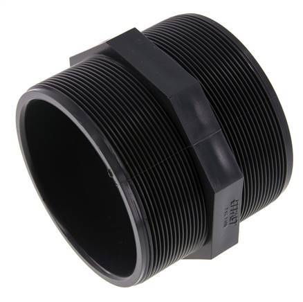Reducing Double Nipple G4'' PVC-U 16bar (224.8psi) EN 1452-3