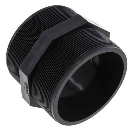Mamelon double réducteur G4'' PVC-U 16bar (224.8psi) EN 1452-3