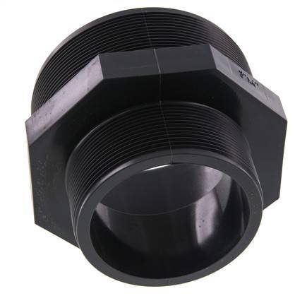 Mamelon double réducteur G3'' x G4'' PVC-U 16bar (224.8psi) EN 1452-3
