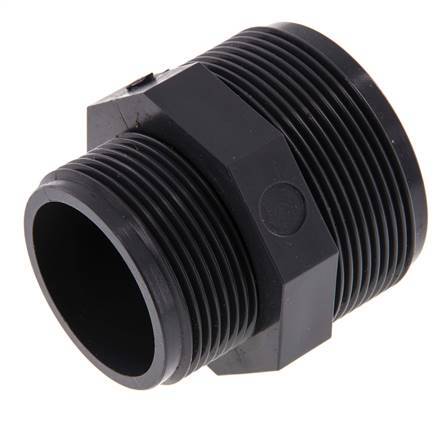 Reducing Double Nipple G1 1/2'' x G2'' PVC-U 16bar (224.8psi) EN 1452-3
