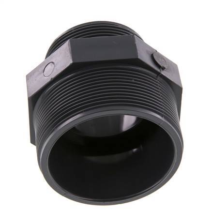 Raccord double réducteur G2'' x G2 1/2'' PVC-U 16bar (224.8psi) EN 1452-3