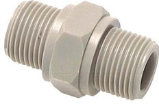 Double Nipple G1 1/4'' PVDF 10bar (140.5psi) FDA 50mm Hex