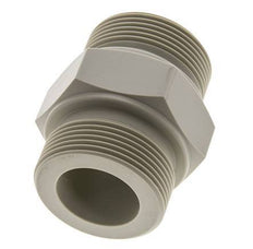 Mamelon double G1 1/2'' Polypropylène (pp) 10bar (140.5psi) FDA 55mm Hex