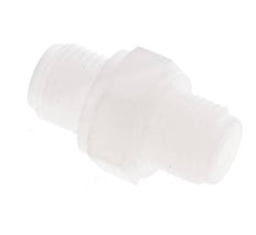 Double Nipple G1/8'' PVDF 10bar (140.5psi) FDA 14mm Hex