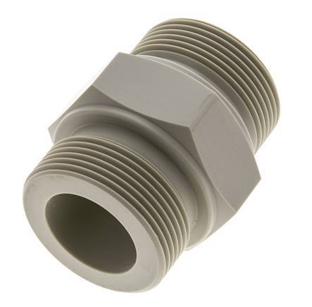 Mamelon double G3/4'' PVDF 10bar (140.5psi) FDA 36mm Hex