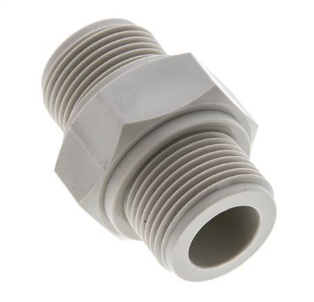 Mamelon double G3/4'' Polypropylène (pp) 10bar (140.5psi) FDA 36mm Hex