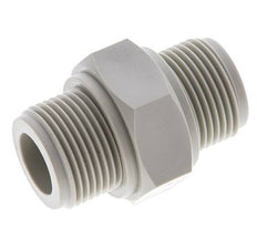 Mamelon double G3/4'' Polypropylène (pp) 10bar (140.5psi) FDA 36mm Hex