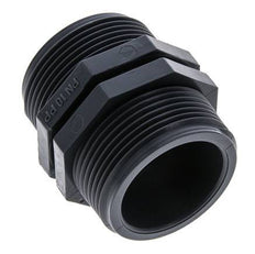 Mamelon double G1 1/2'' Polypropylène (pp) 10bar (140.5psi) FDA 54mm Hex