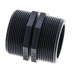 Embout double G2'' Polypropylène (pp) 10bar (140.5psi) FDA 64mm Hex