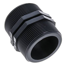 Embout double G2'' Polypropylène (pp) 10bar (140.5psi) FDA 64mm Hex