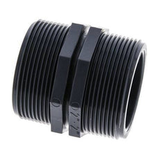 Embout double G2'' Polypropylène (pp) 10bar (140.5psi) FDA 64mm Hex