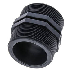 Embout double G2'' Polypropylène (pp) 10bar (140.5psi) FDA 64mm Hex