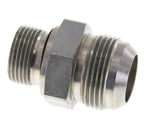 JIC Double Nipple G3/4'' x UN 1-5/16''-12 Acier NBR 170bar (2388.5psi)