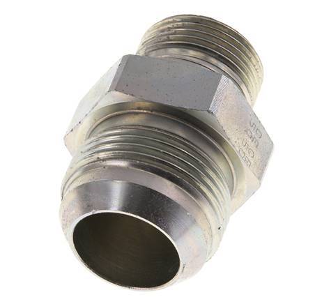 JIC Double Nipple G3/4'' x UN 1-5/16''-12 Acier NBR 170bar (2388.5psi)