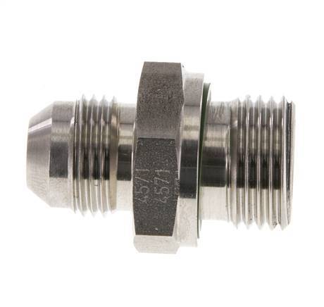 JIC Double Nipple G1/2'' x UNF 3/4''-16 Acier inoxydable FKM 275bar (3863.75psi)