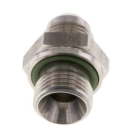 JIC Double Nipple G1/2'' x UNF 3/4''-16 Acier inoxydable FKM 275bar (3863.75psi)