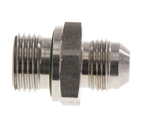 JIC Double Nipple G1/2'' x UNF 3/4''-16 Acier inoxydable FKM 275bar (3863.75psi)