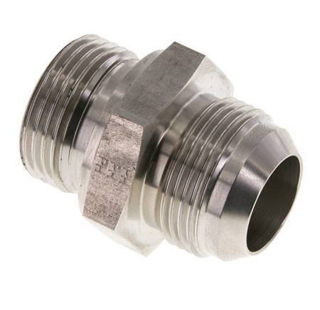 JIC Double Nipple G1'' x UN 1-5/16''-12 Stainless Steel FKM 170bar (2388.5psi)