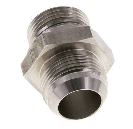 JIC Double Nipple G1'' x UN 1-5/16''-12 Stainless Steel FKM 170bar (2388.5psi)