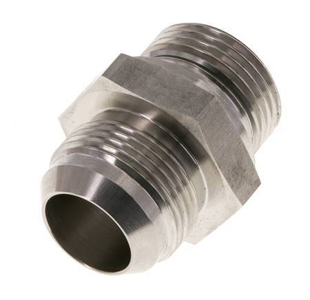JIC Double Nipple G1'' x UN 1-5/16''-12 Acier inoxydable FKM 170bar (2388.5psi)